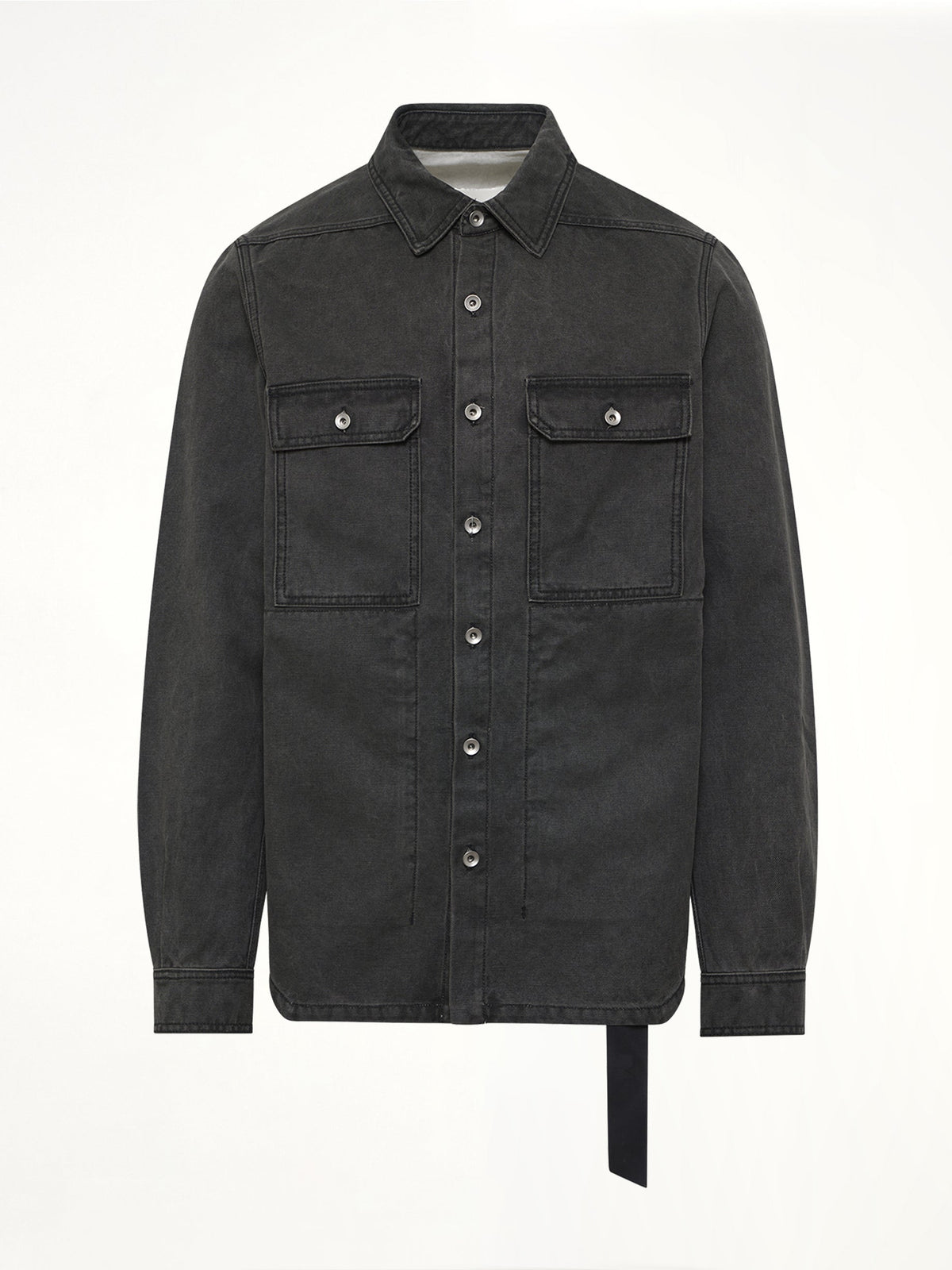 Cotton Canvas Outershirt in Gravel