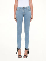 Blue Skinny 5 Pocket Jeans in Blue