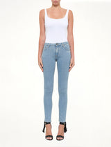 Blue Skinny 5 Pocket Jeans in Blue