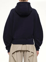 Flamenco Hoodie in Navy Blue/Yellow