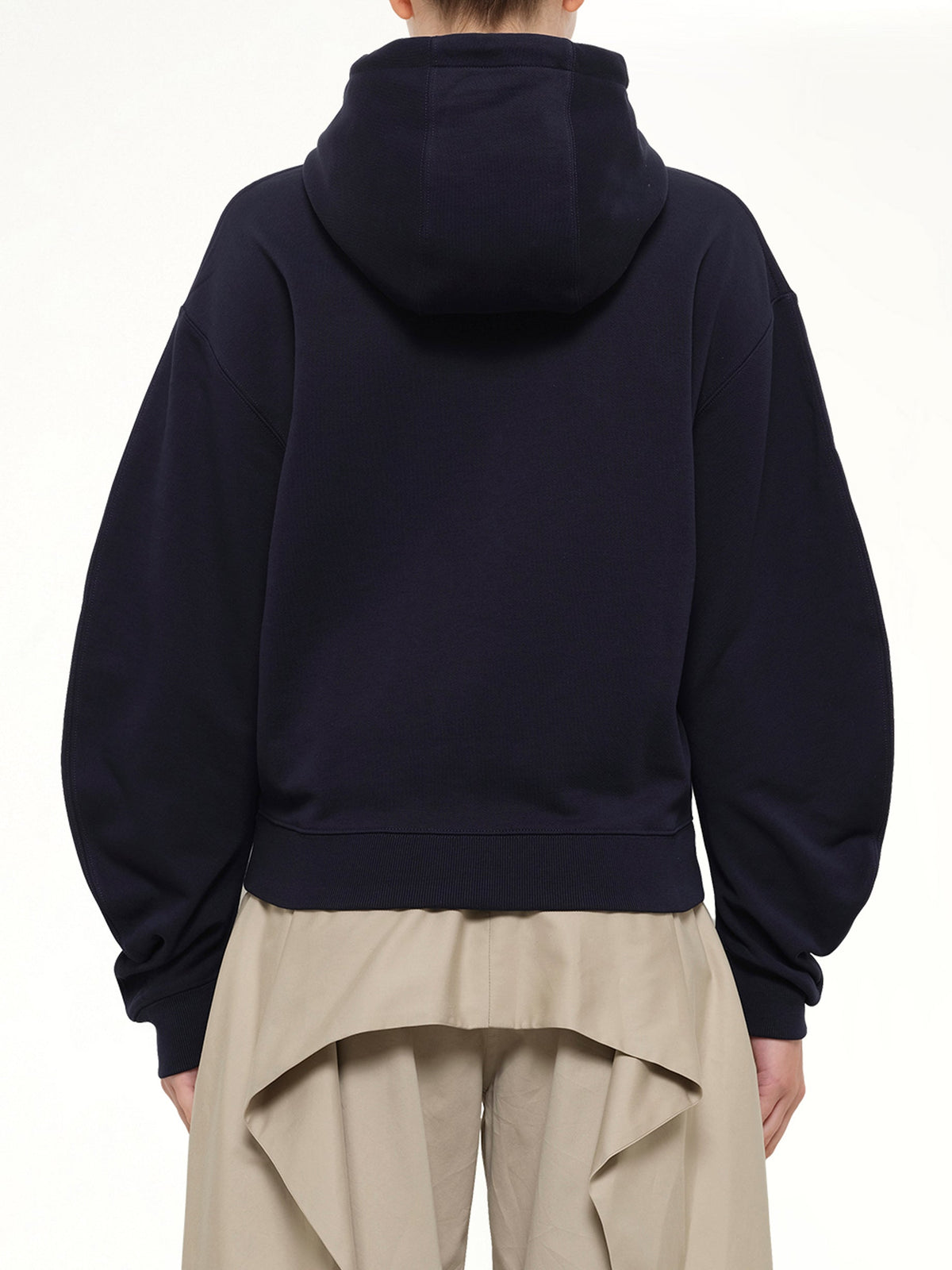 Flamenco Hoodie in Navy Blue/Yellow