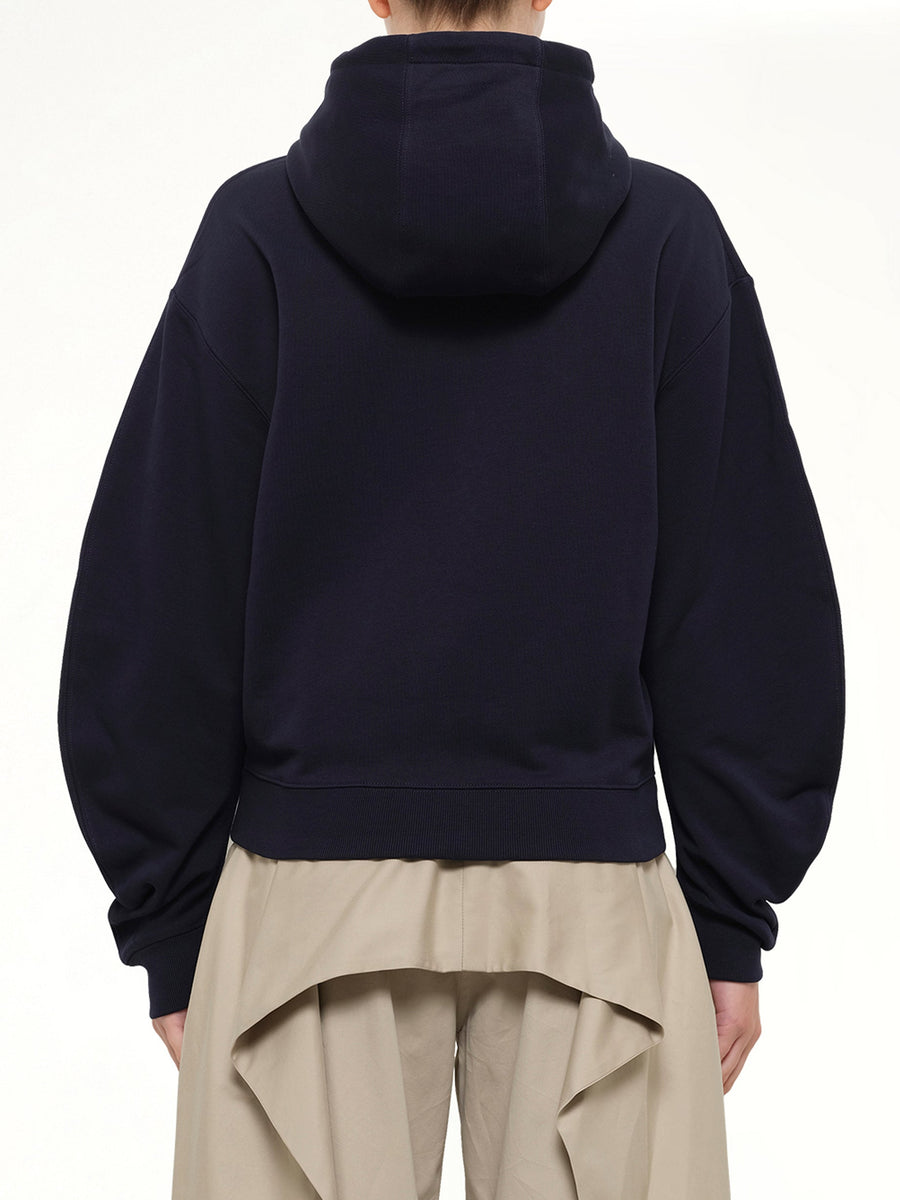 Flamenco Hoodie in Navy Blue/Yellow