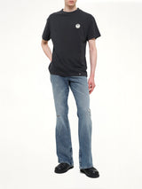 Palm Shadow Regular T-Shirt in Anthracite/Off White
