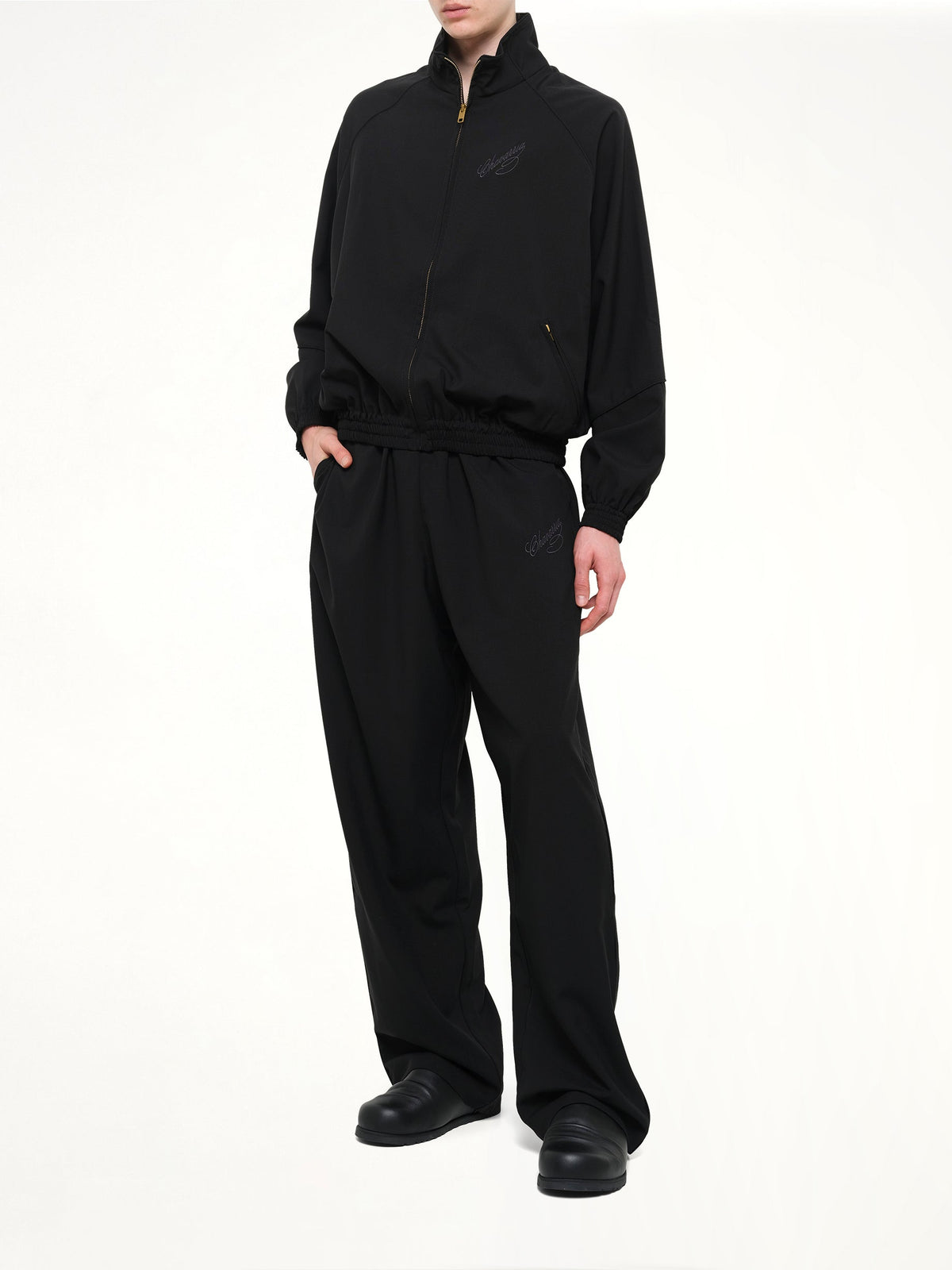 Ruff Rider Track Jacket in Black Beauty