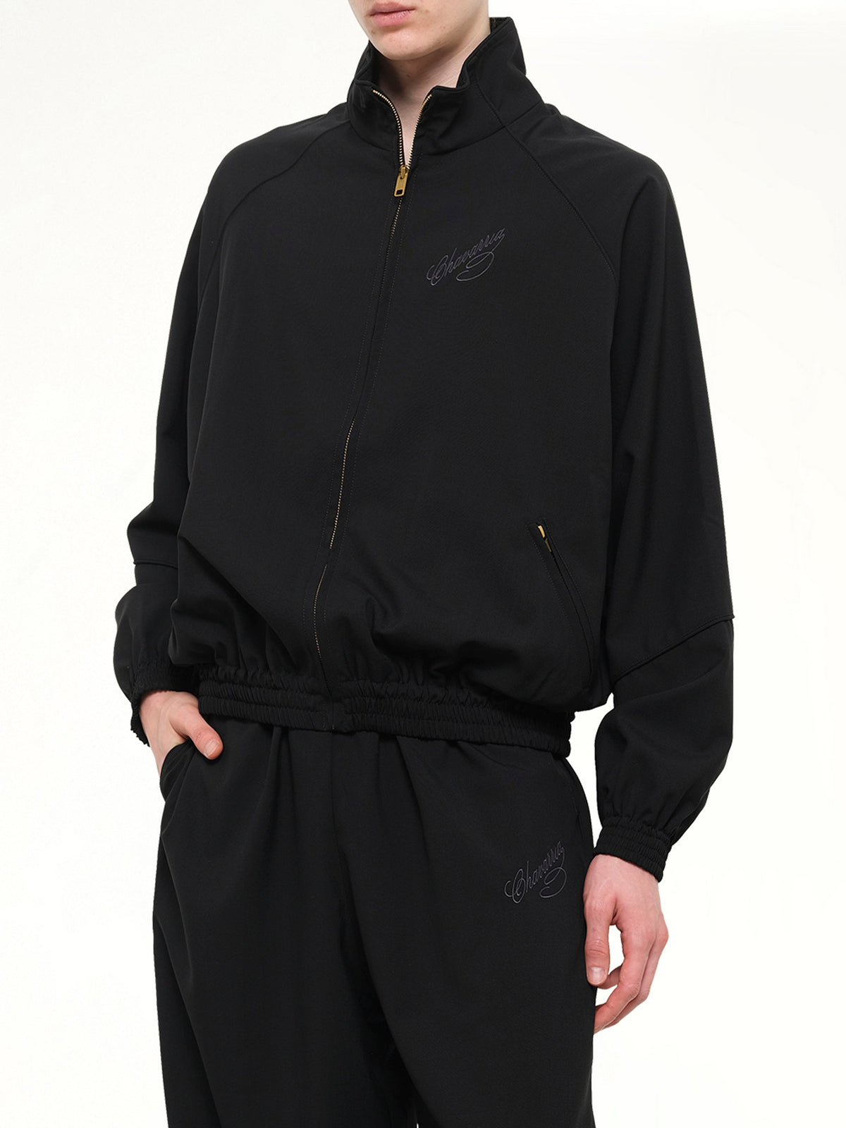 Ruff Rider Track Jacket in Black Beauty