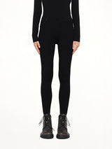 Viscose 2 Pocket Leggings in Black