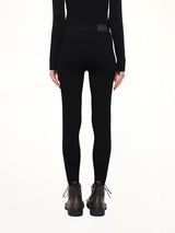 Viscose 2 Pocket Leggings in Black