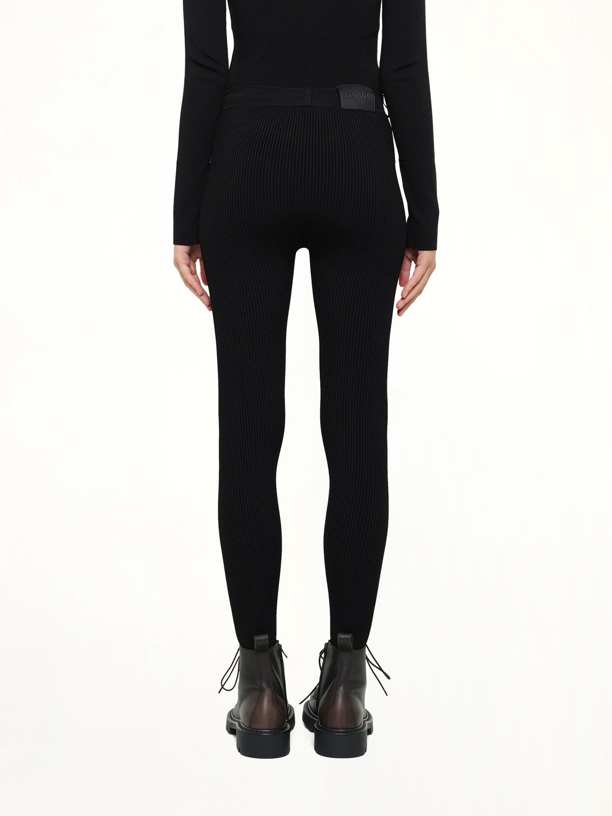 Viscose 2 Pocket Leggings in Black