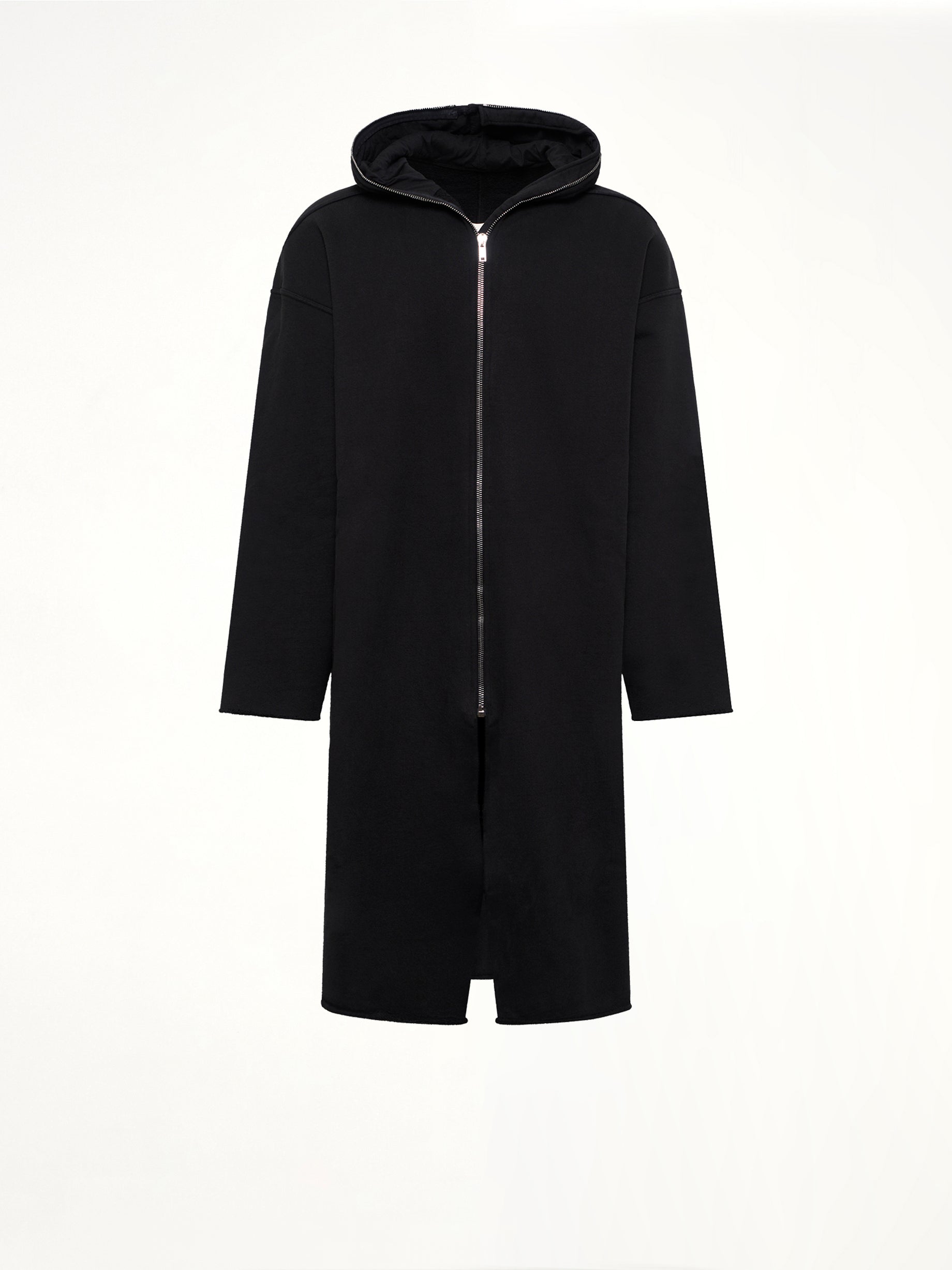 Megafelpa Gimp Wide Mac Coat in Black