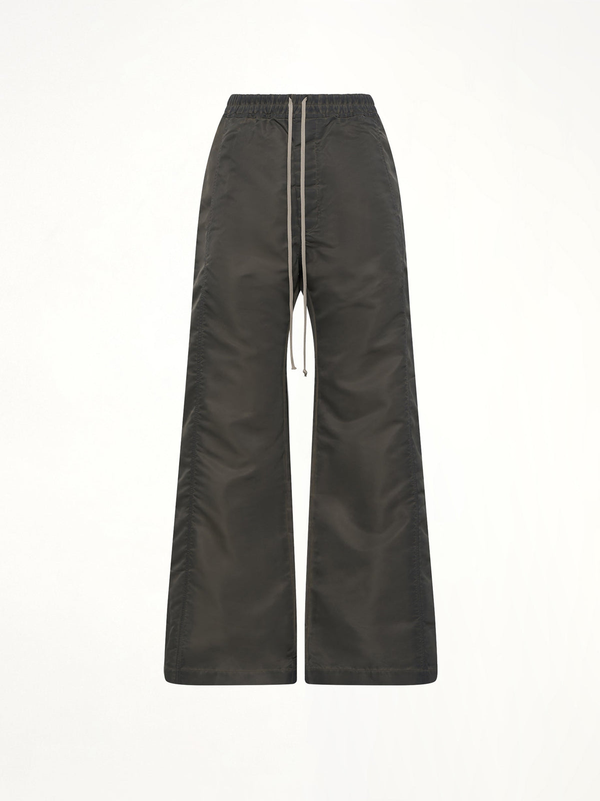 Nylon Wide Pusher Pants in Dark Dust