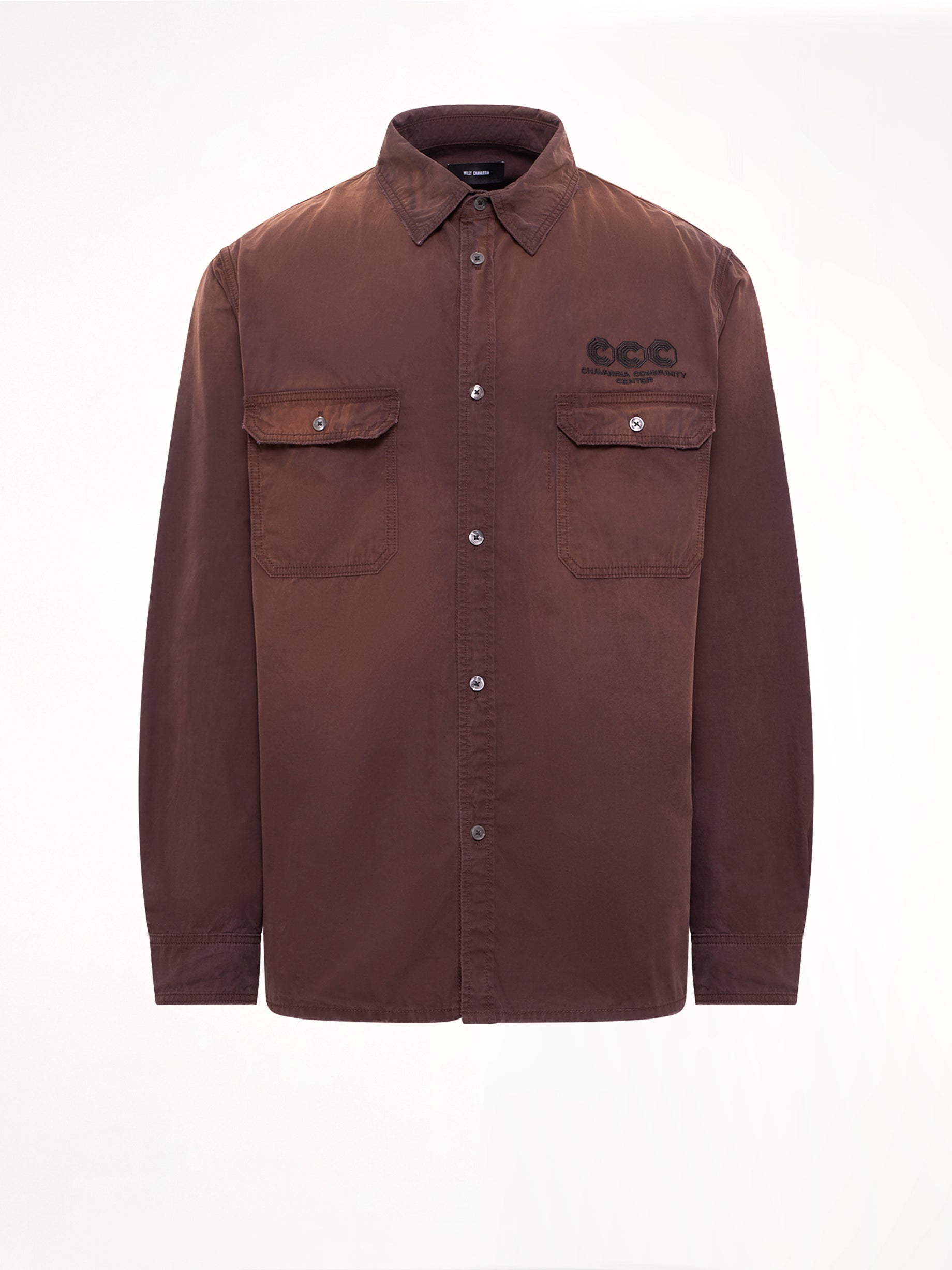 OS LS Workwear Corcoran Overshirt in Uniform Brown