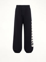 Palm Hills Sweatpants in Black/Off White