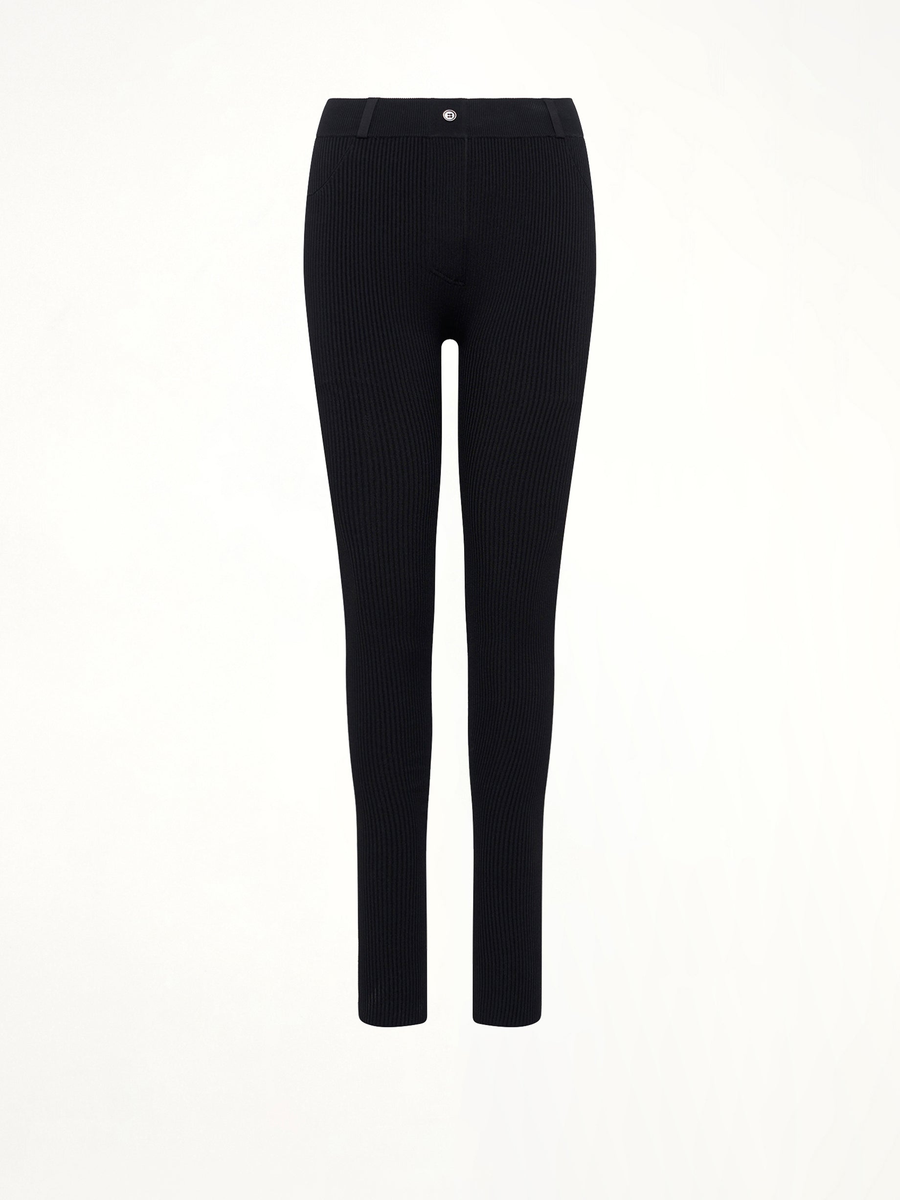 Viscose 2 Pocket Leggings in Black