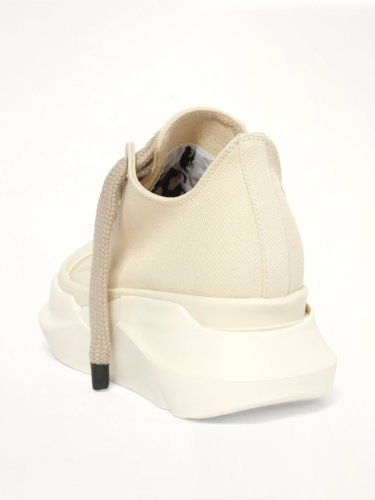 13oz Denim Jumbolace Abstract Low Sneaks in Milk