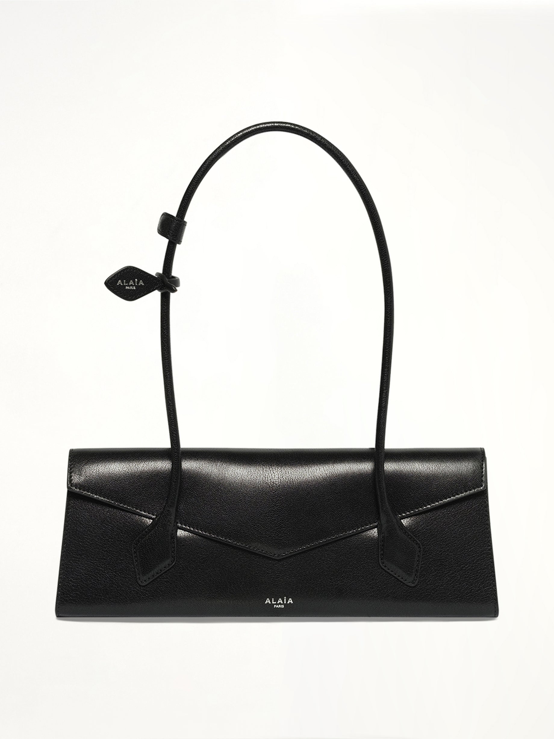 Teckel Flap Medium Bag in Black