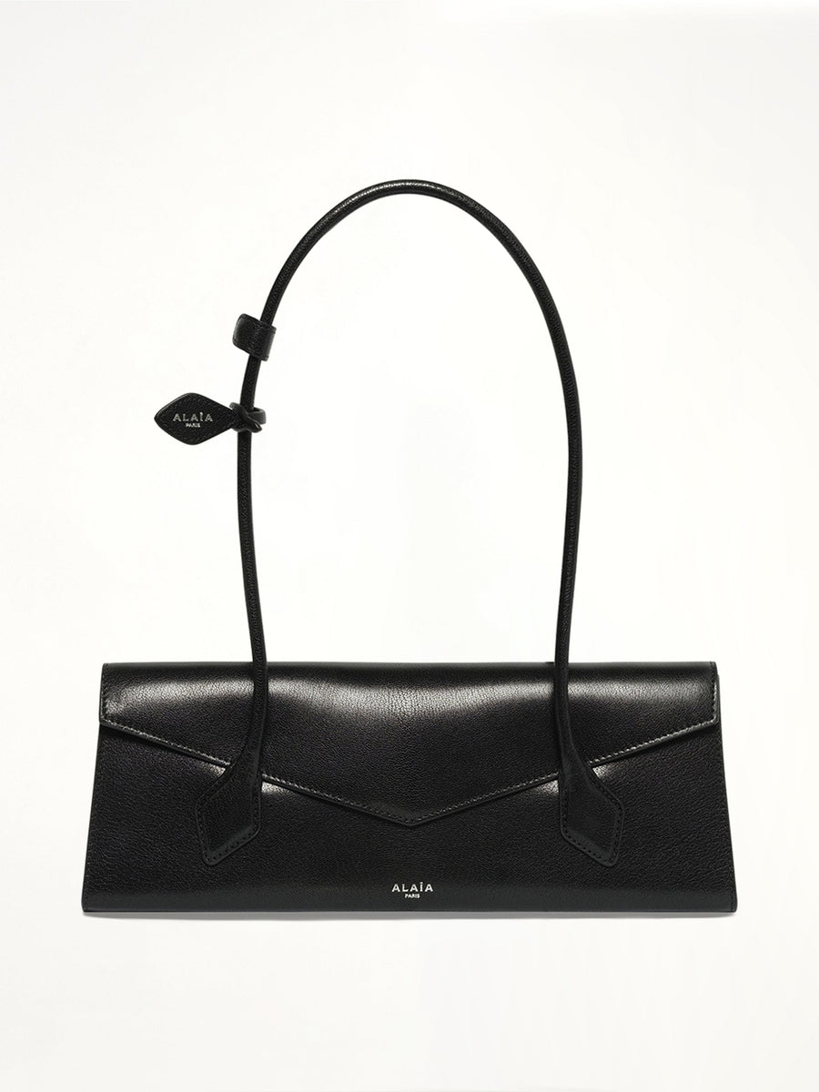 Teckel Flap Medium Bag in Black