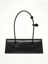 Teckel Flap Medium Bag in Black