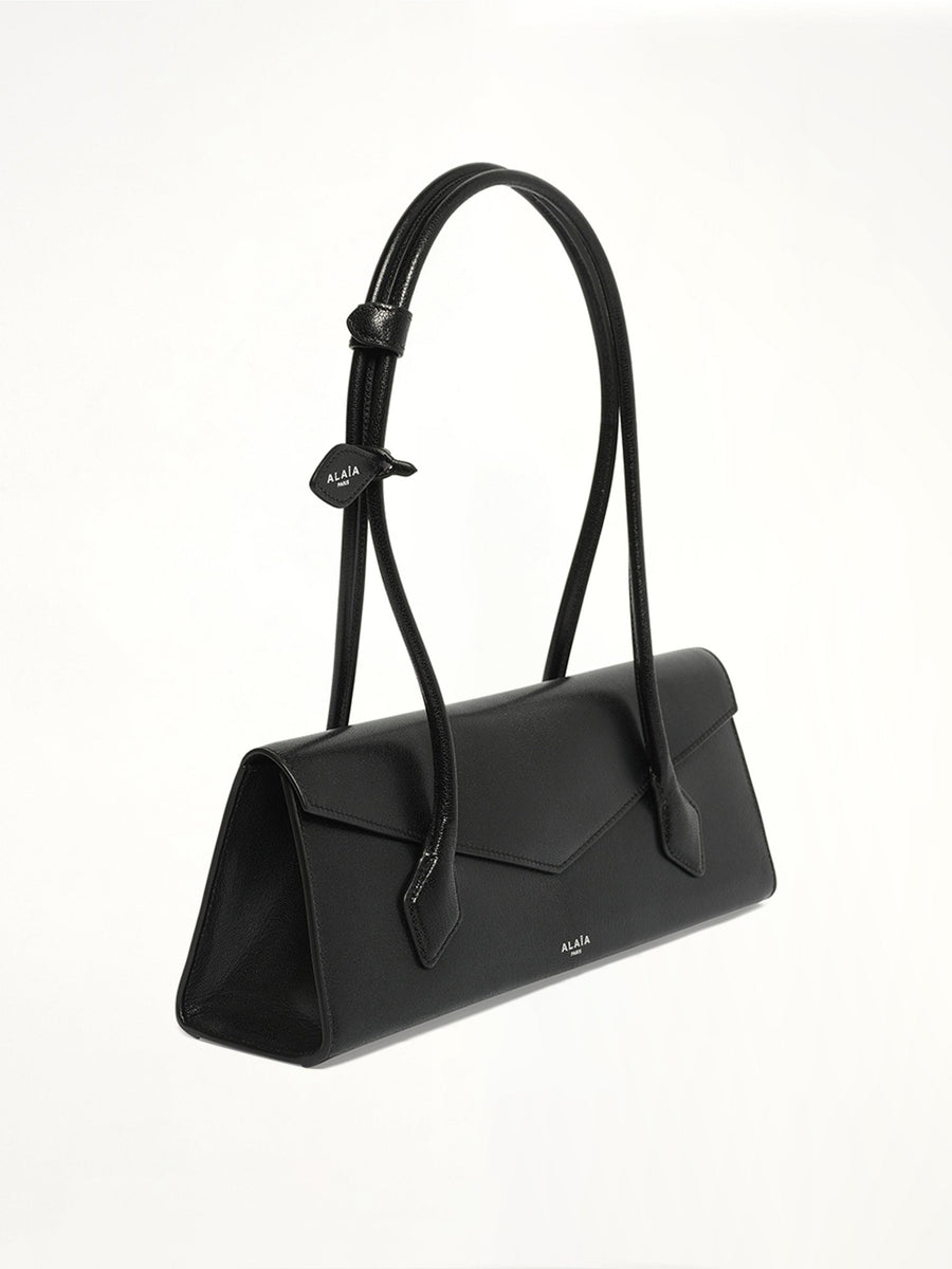 Teckel Flap Medium Bag in Black