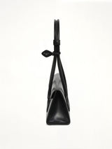 Teckel Flap Medium Bag in Black