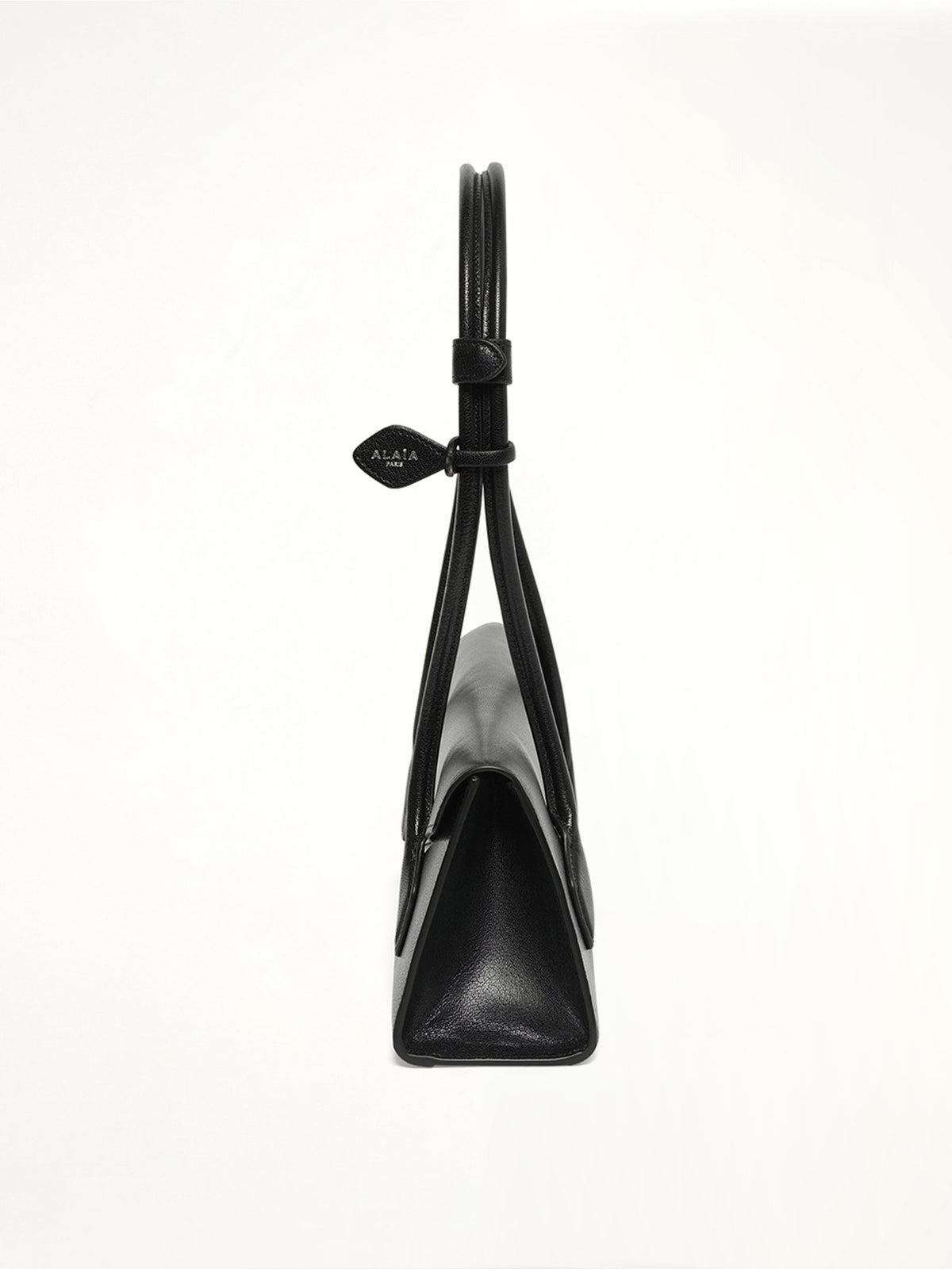 Teckel Flap Medium Bag in Black