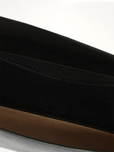 Teckel Flap Medium Bag in Black