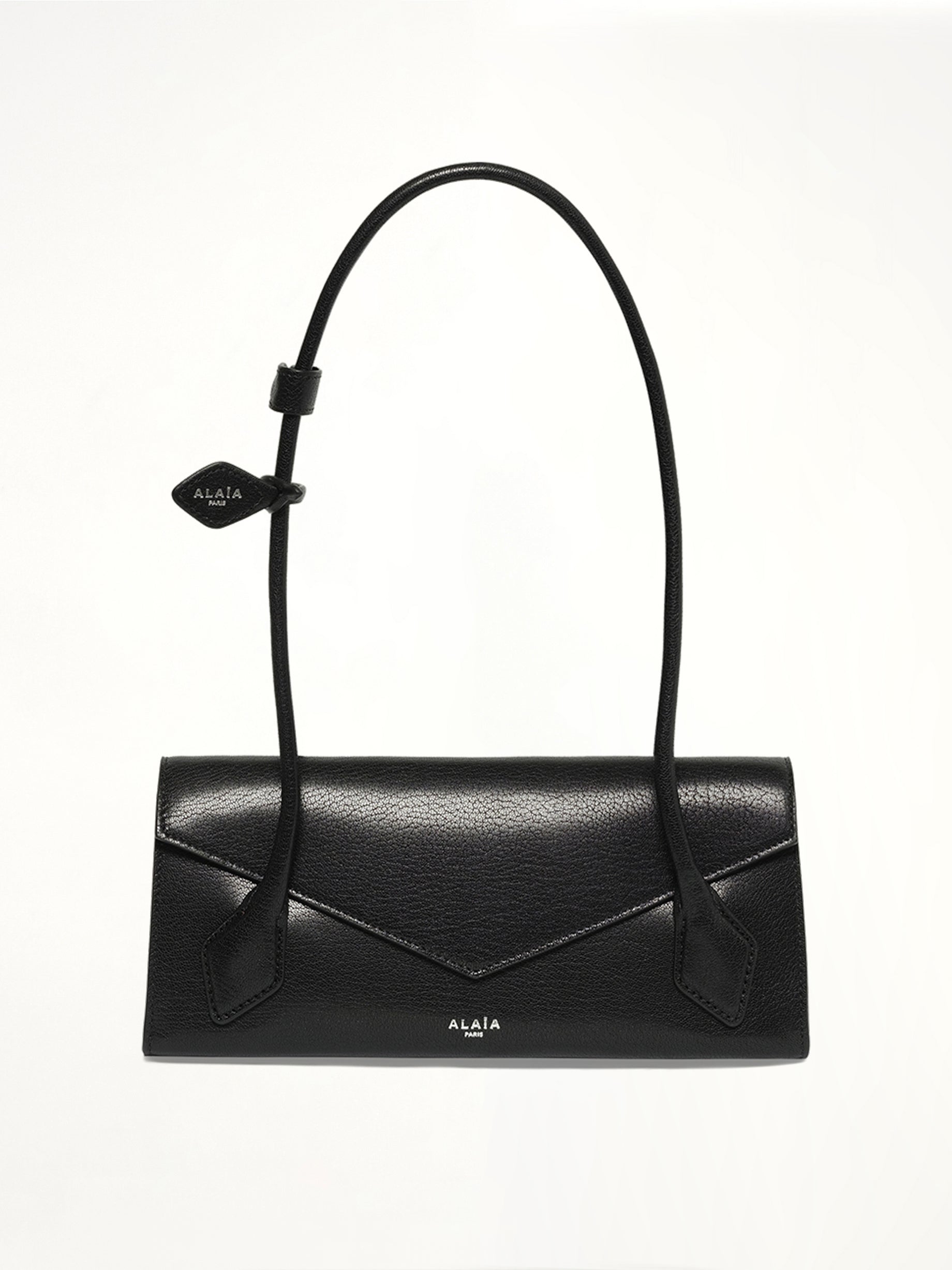 Teckel Flap Small Bag in Black