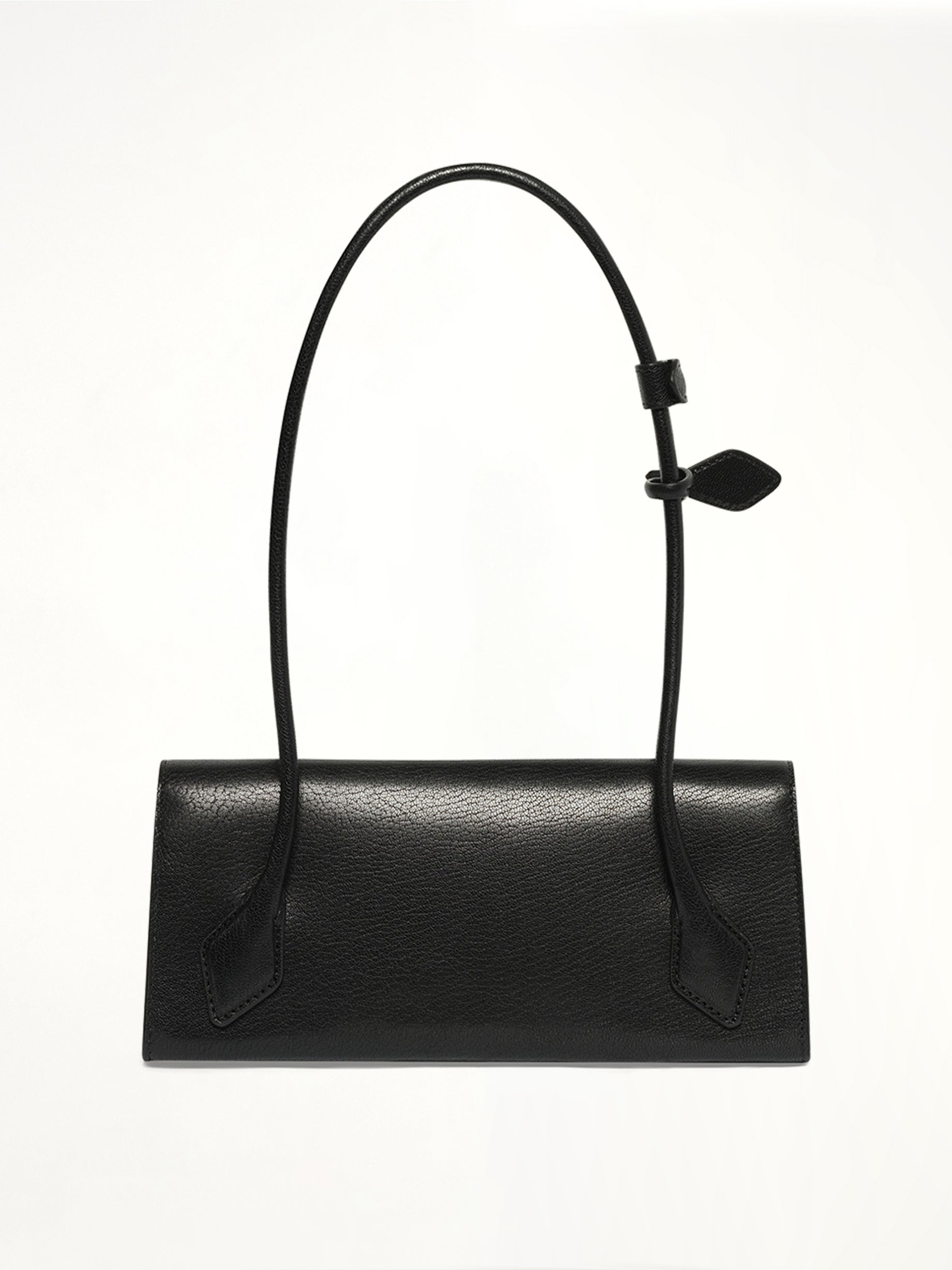 Teckel Flap Small Bag in Black