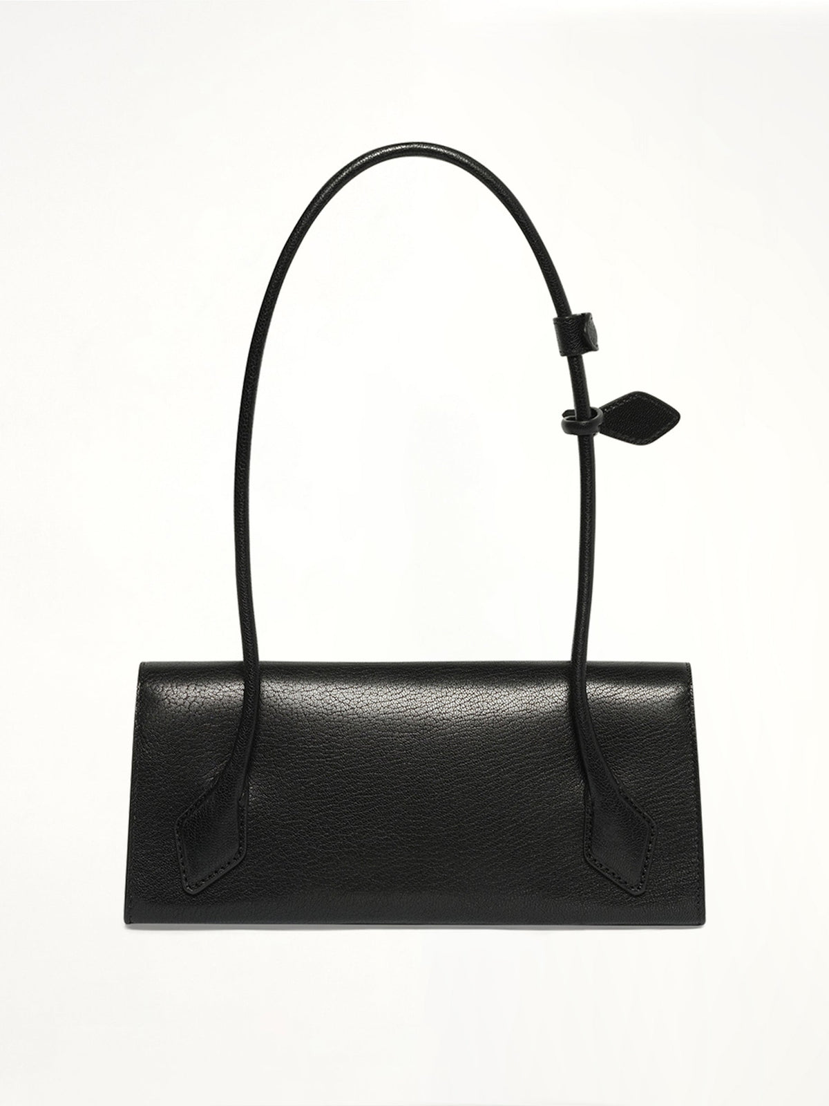 Teckel Flap Small Bag in Black