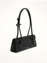 Teckel Flap Small Bag in Black