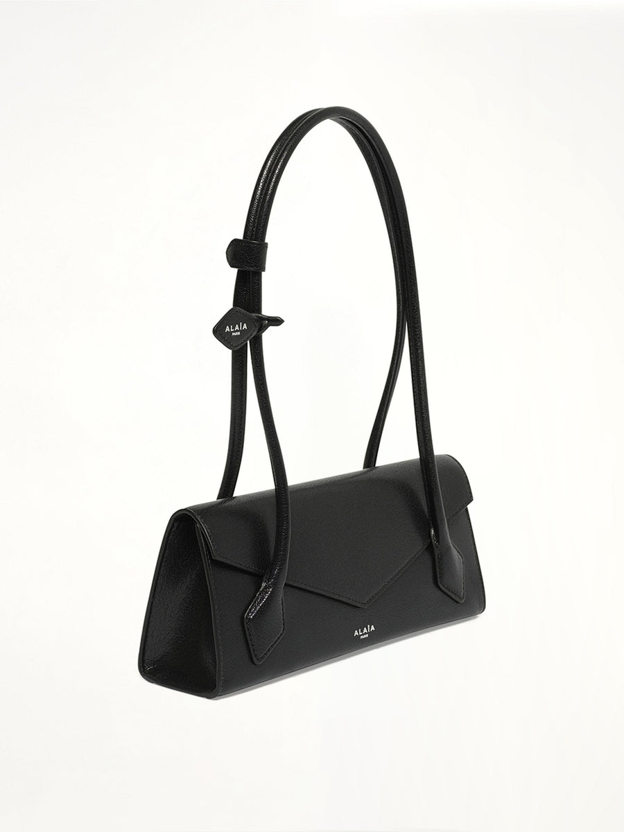 Teckel Flap Small Bag in Black