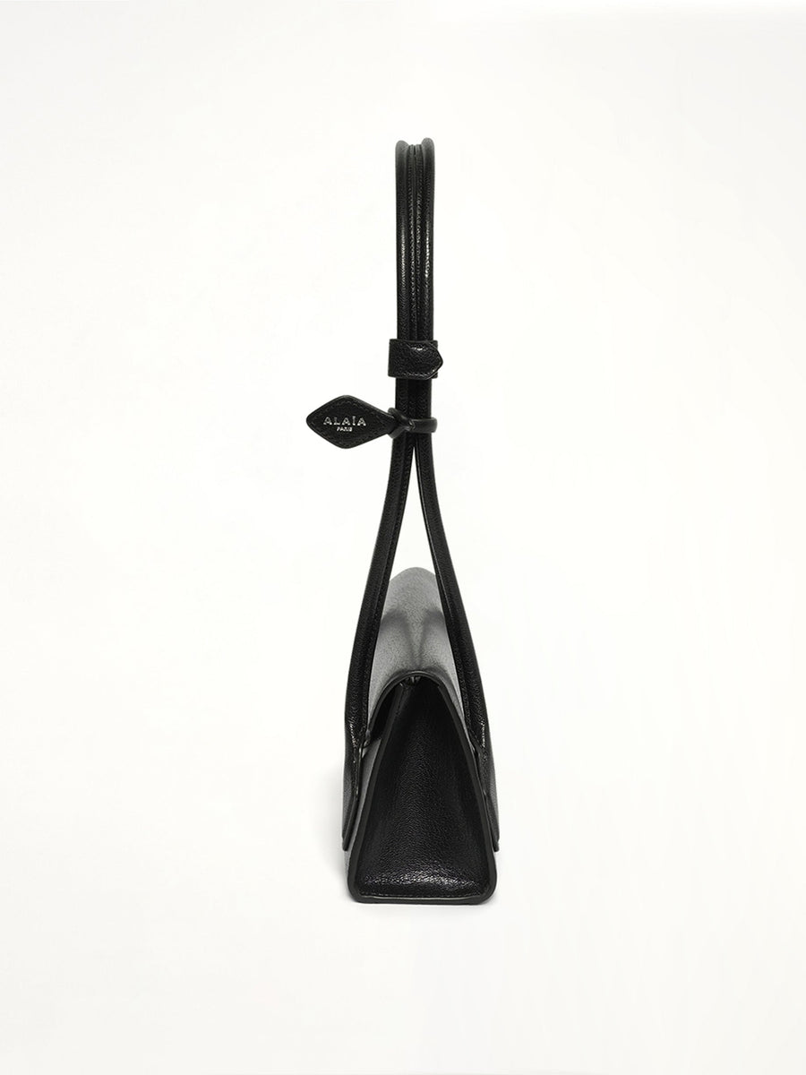 Teckel Flap Small Bag in Black