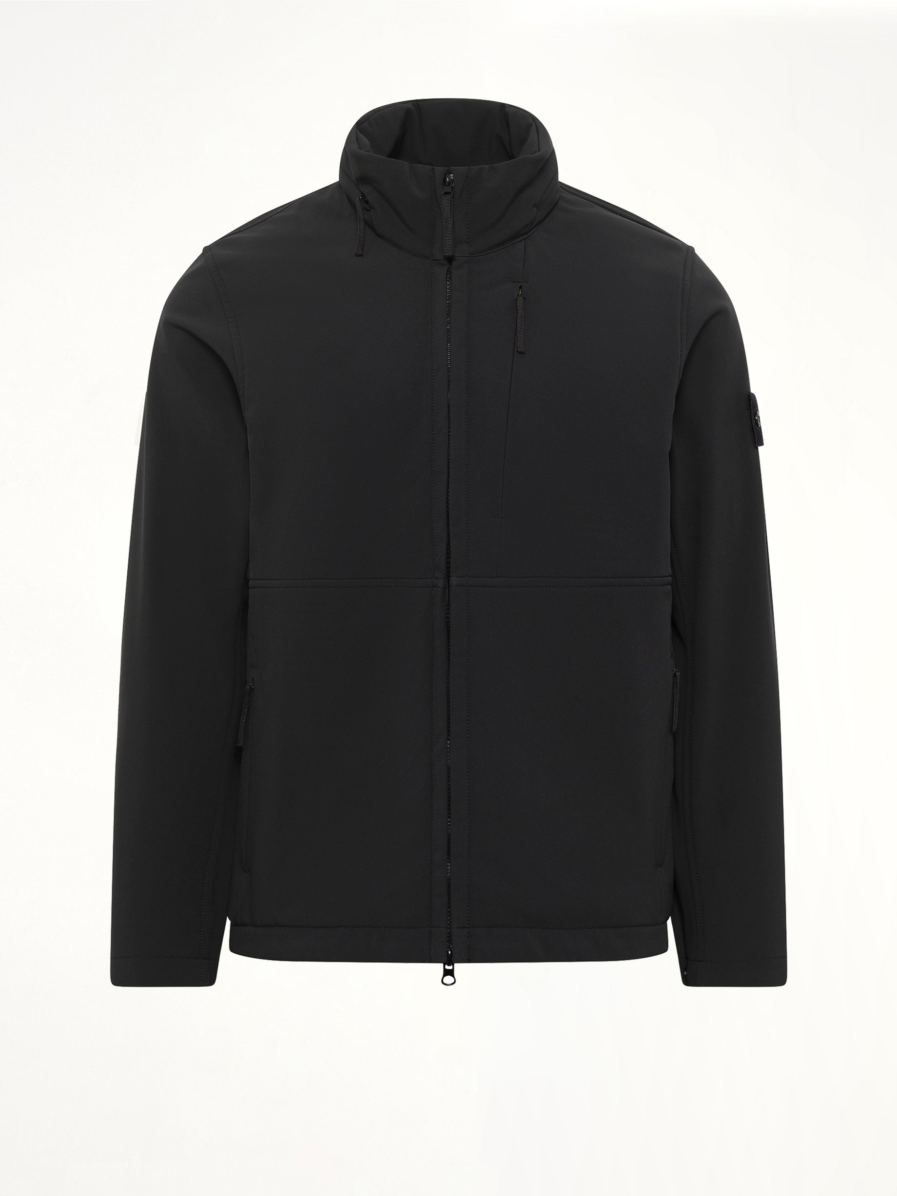 Q100005 Soft Shell Light Jacket in Black
