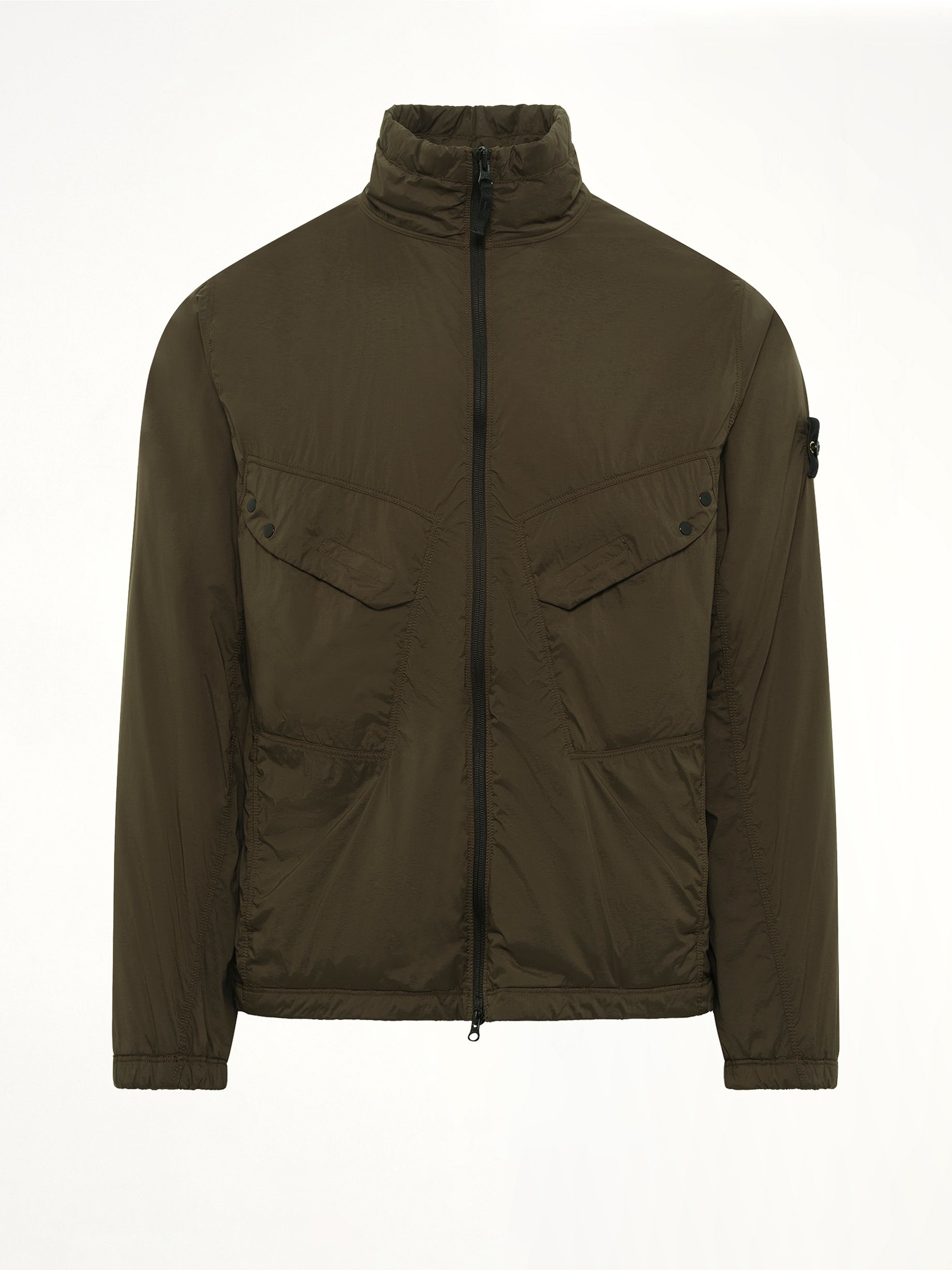 Q100021 Ultra Light Nylon Stretch Jacket in Coal Grey