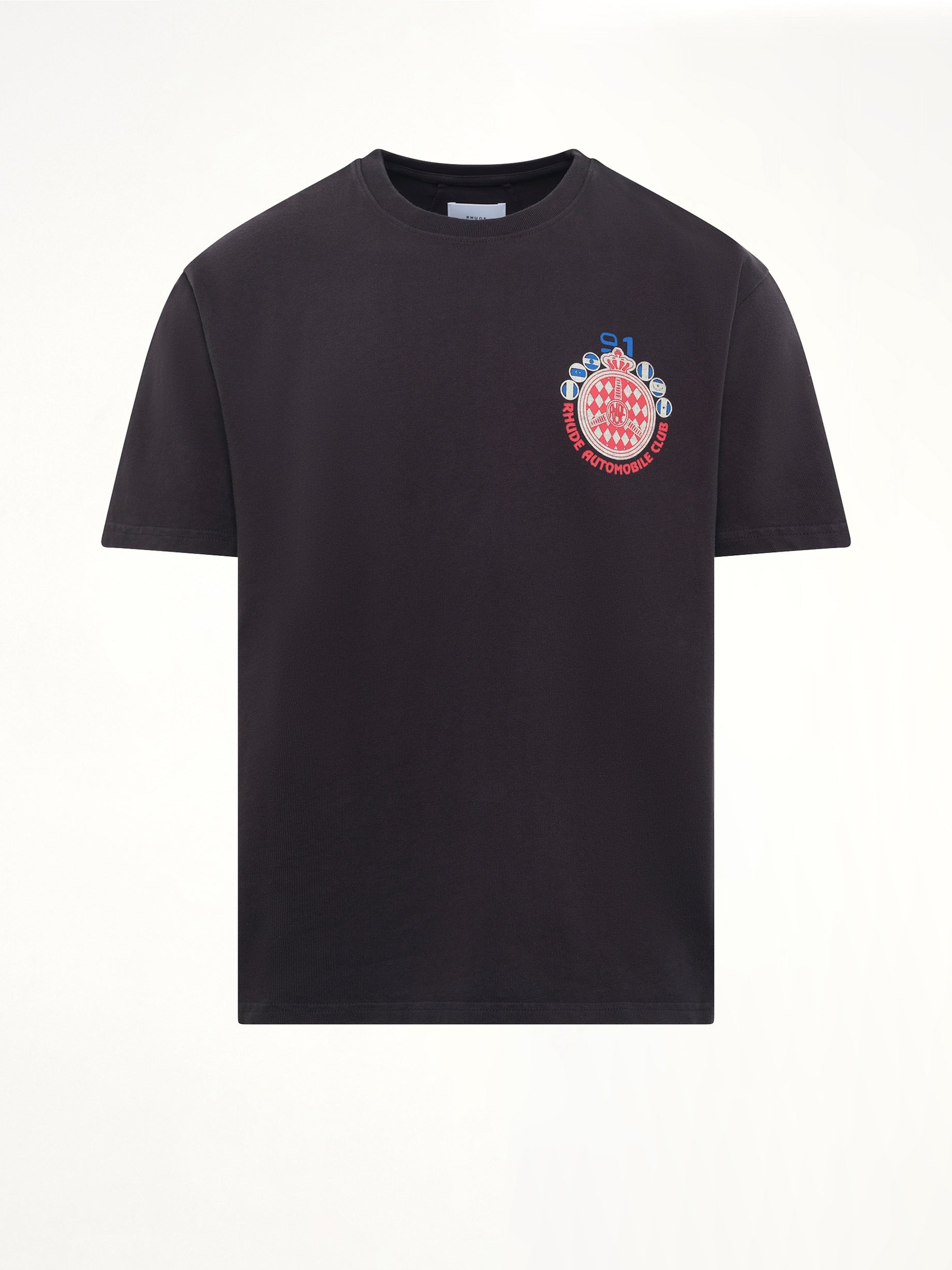 Rhude Automobile Club T-Shirt in Vintage Black