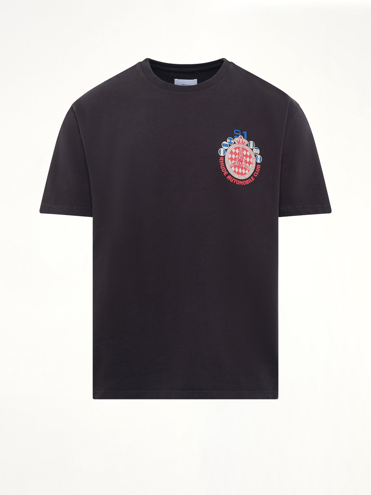 Rhude Automobile Club T-Shirt in Vintage Black