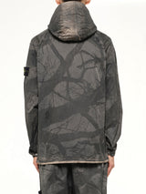 1200038 Tree Camo Hooded Jacket in Biscuit