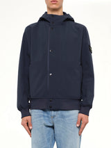 4100118 Soft Shell Short Parka in Navy Blue