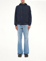 4100118 Soft Shell Short Parka in Navy Blue
