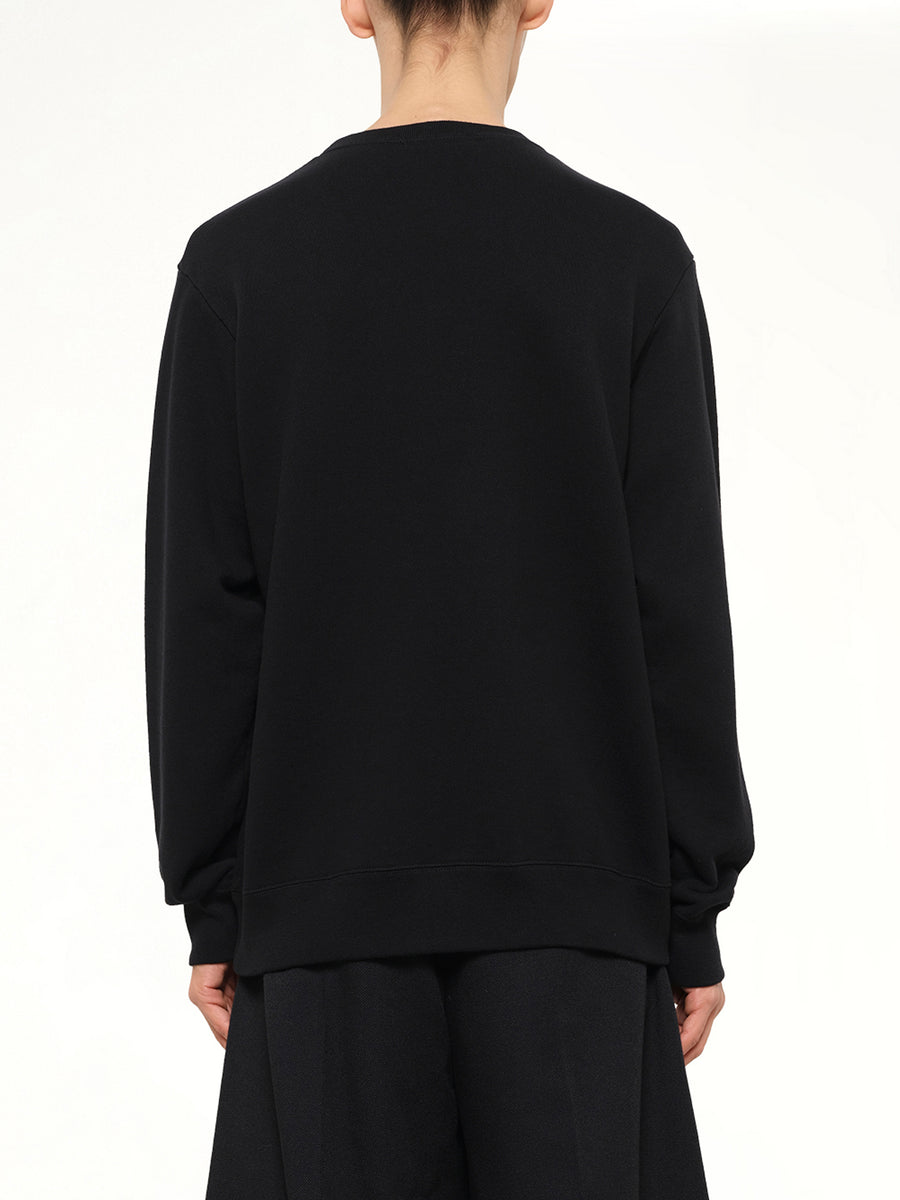 Abstract Sweatshirt in Black
