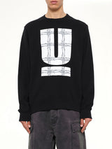 Barbed U Sweatshirt in Black