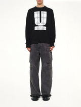 Barbed U Sweatshirt in Black