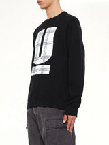 Barbed U Sweatshirt in Black
