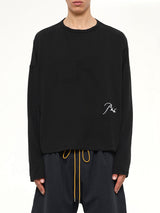 Classique Reverse LS T-Shirt in Black/White