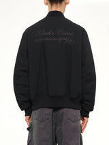 Double Zip Blouson in Black