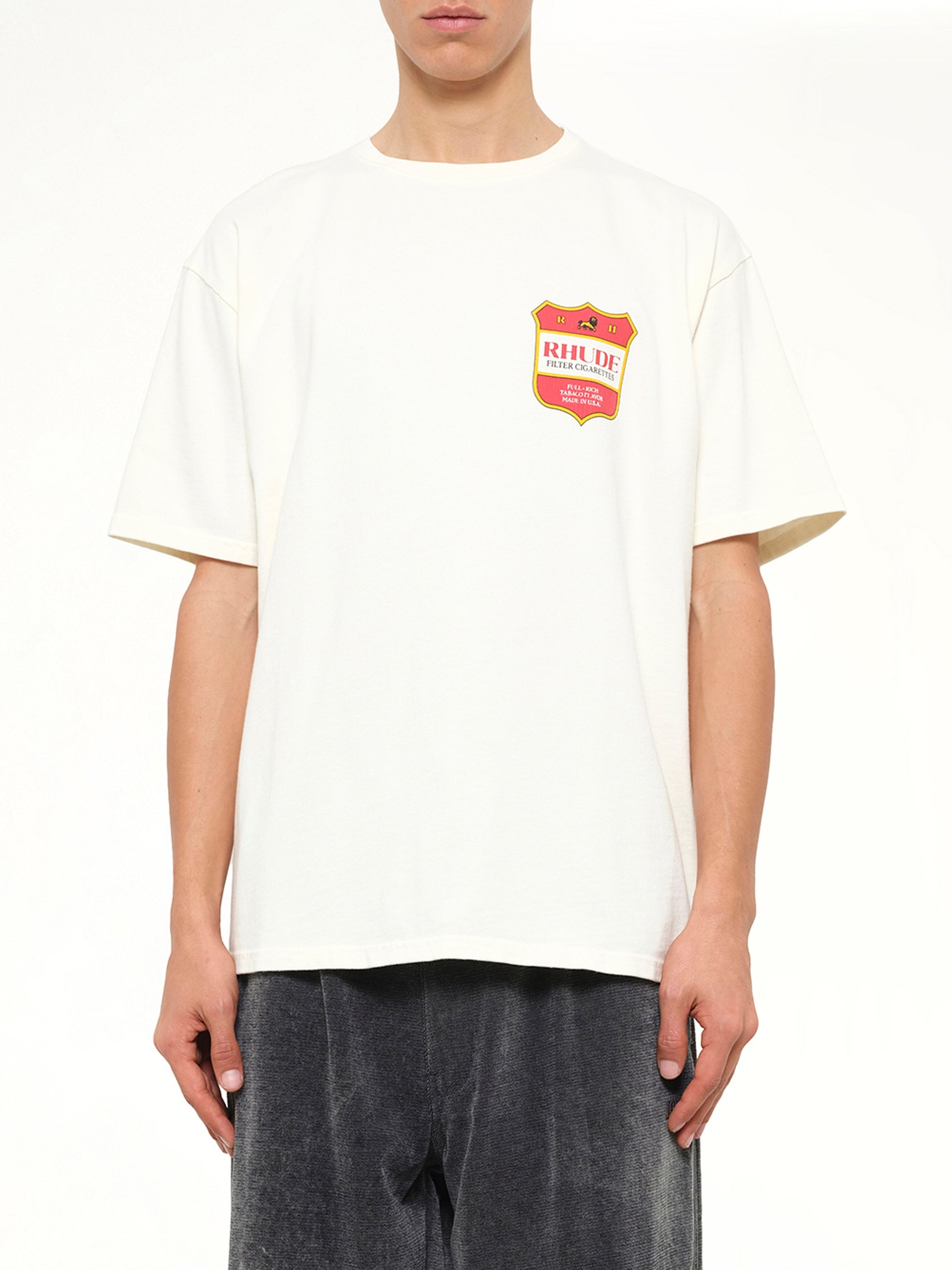 Filtaro Crest T-Shirt in Vintage White