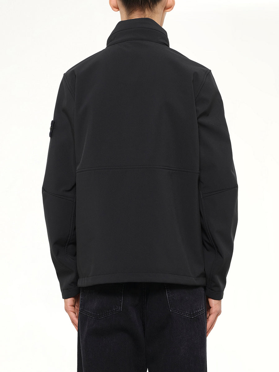 Q100005 Soft Shell Light Jacket in Black