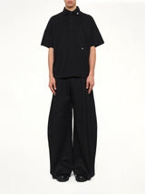 SS Jersey Polo Shirt in Black