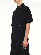 SS Jersey Polo Shirt in Black