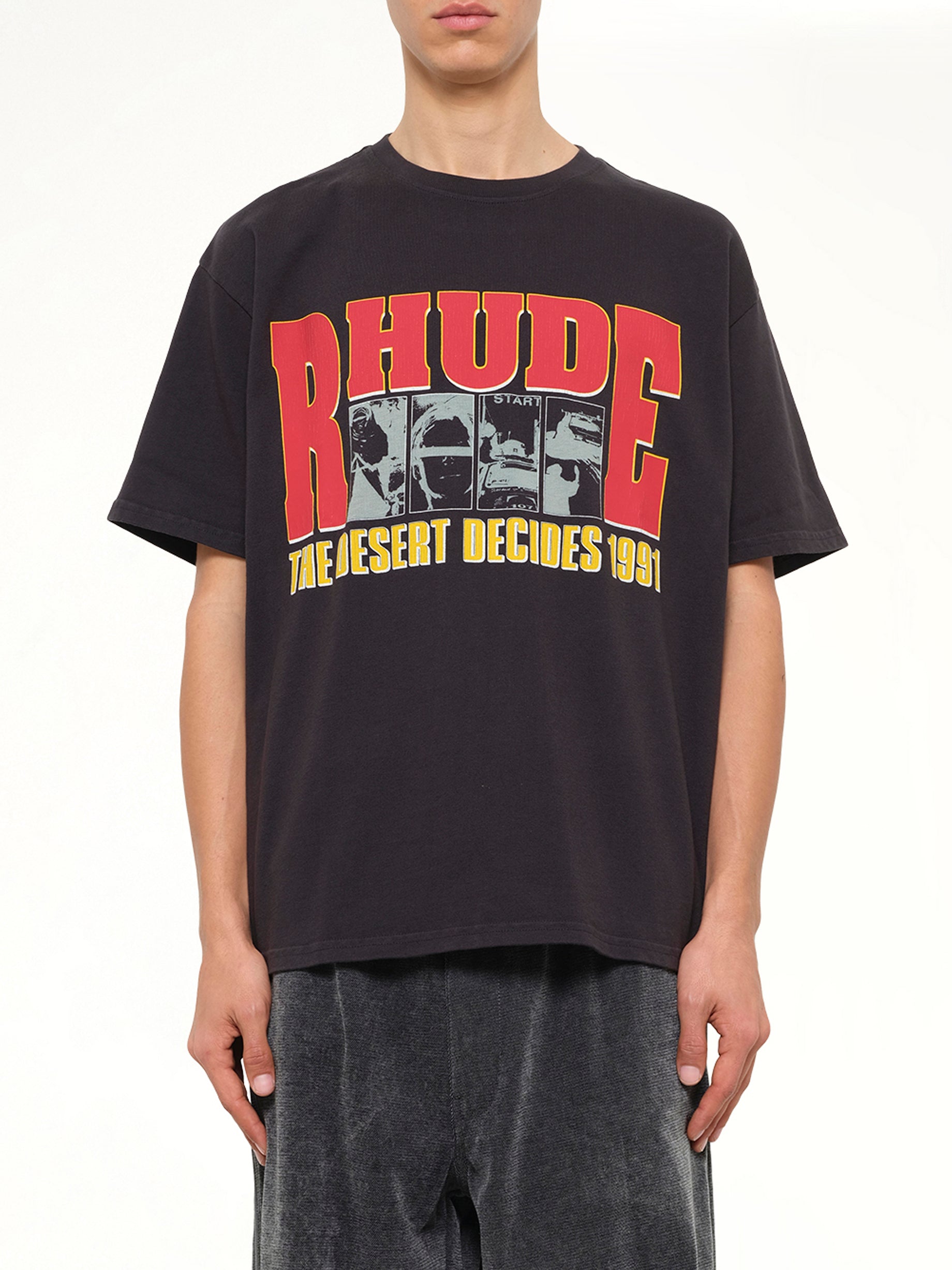 The Desert Decides T-Shirt in Vintage Black