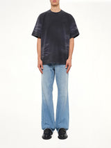 Washed Spray-Dyed T-Shirt in Navy